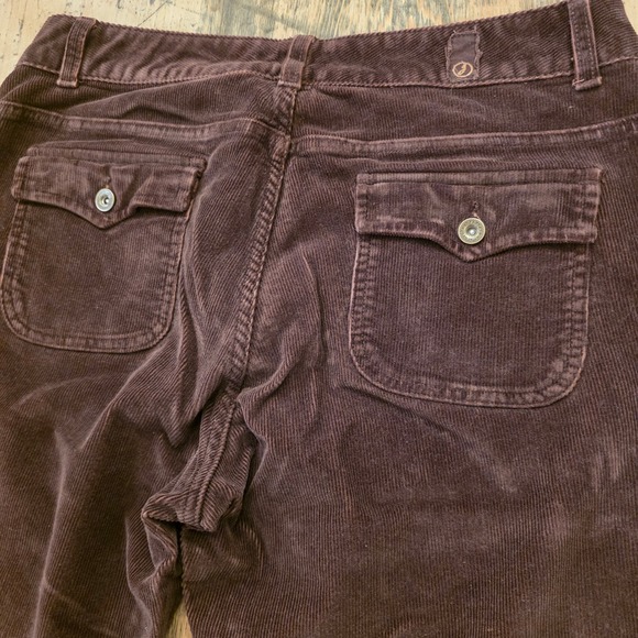 JORDACHE Brown Corduroy Pants Women\'s 17 Y2K Bootcut Mid Rise Retro Indie Grunge